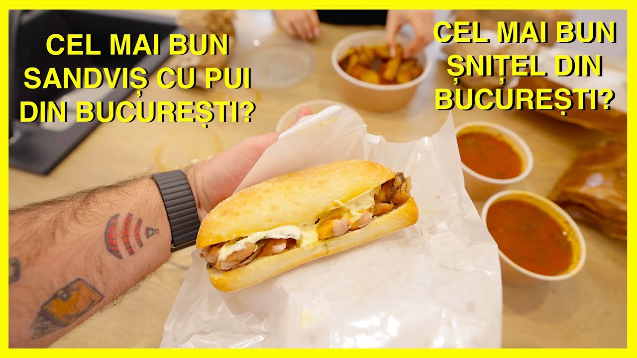 ȘNIȚELUL și SANDVIȘUL cu PUI de la NICOLAI! Plus GOGOȘI! (Nicolai, București)