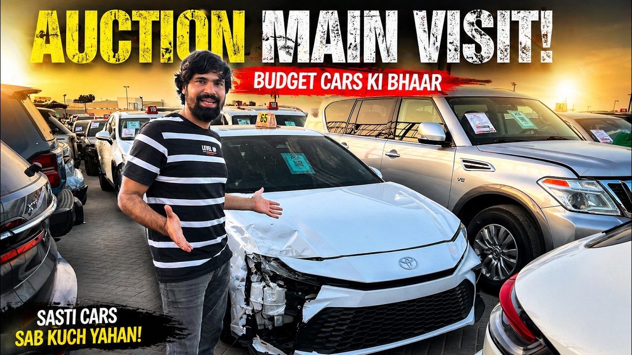 Dubai Car Auction Visit 😱 | Budget Cars Ki Baarish! Kitne Mein Milegi?