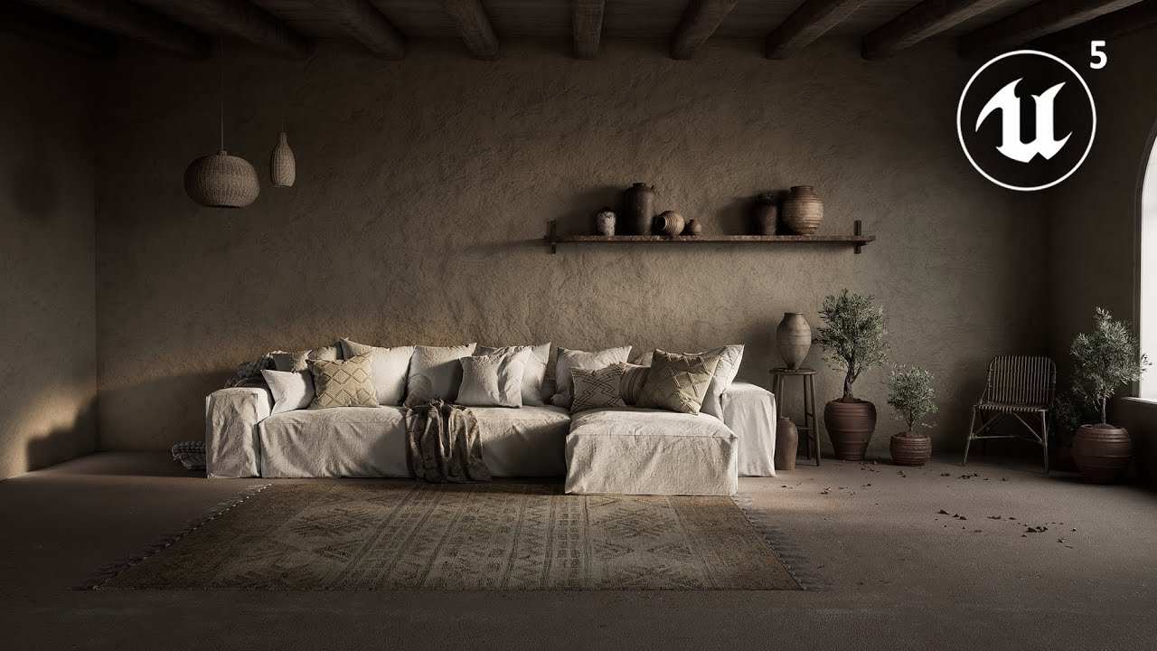Wabu-Sabi Interior Animation | Unreal Engine 5