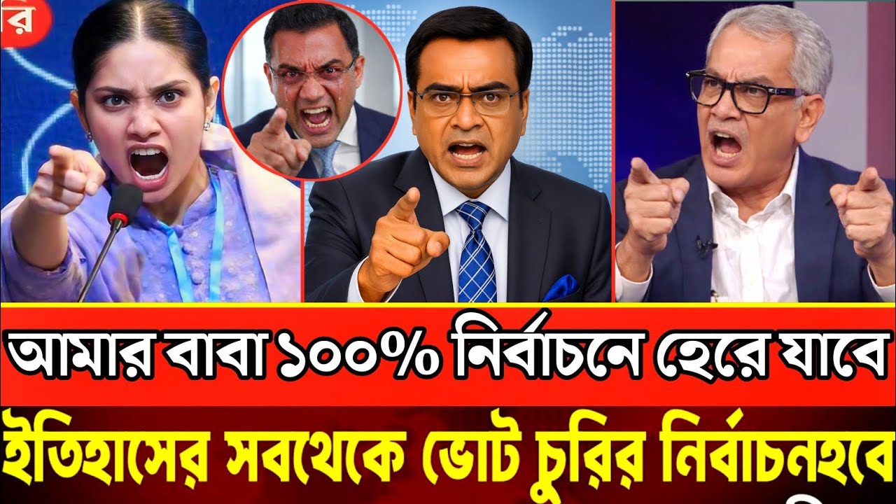 আমার বাবা ১০০% নির্বাচনে হেরে যাবে, ইতিহাসের সবথেকে ভোট চুরি নির্বাচন হবে?Bangla news|talk show | 