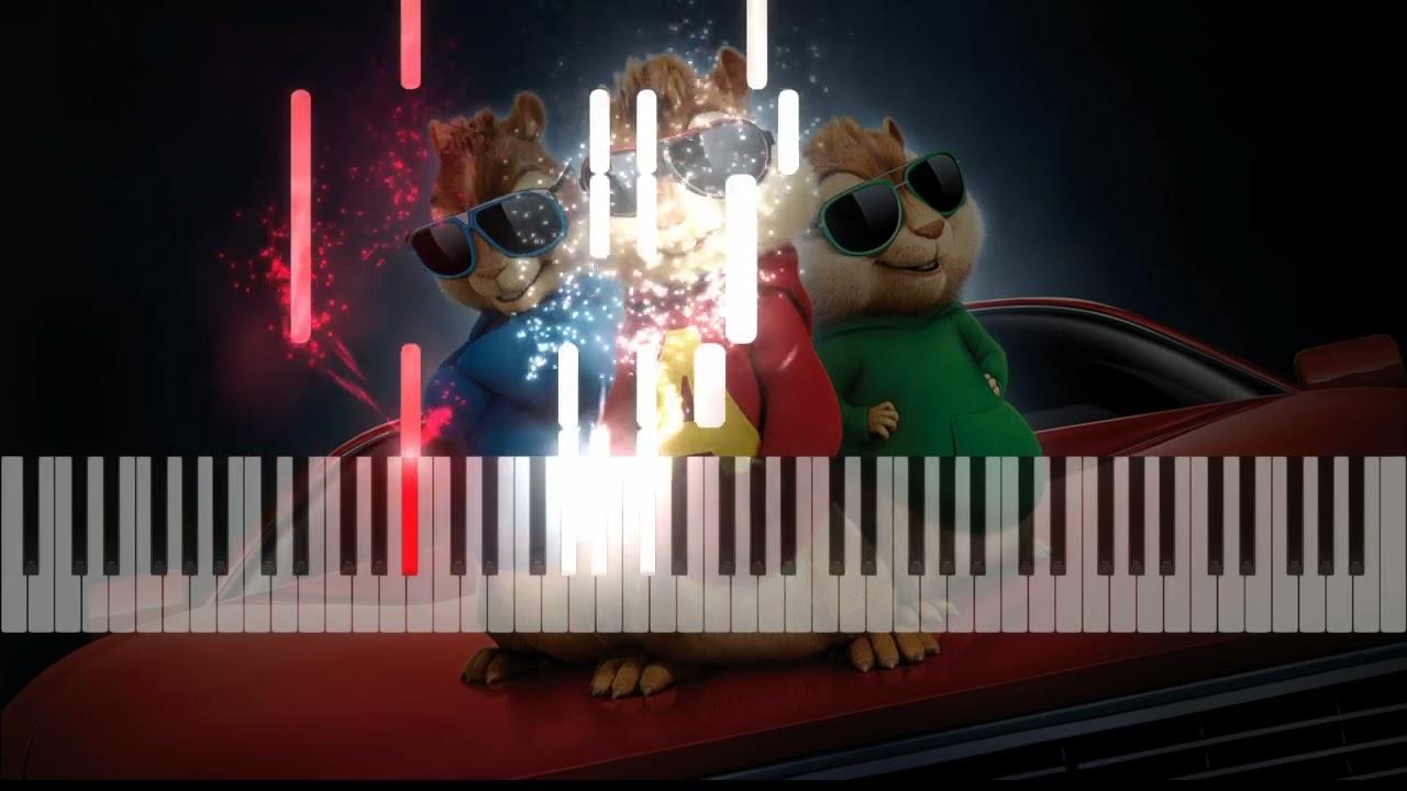 The Chipmunk Song (Christmas, Don't Be Late) Piano Tutorial, Sheet Music