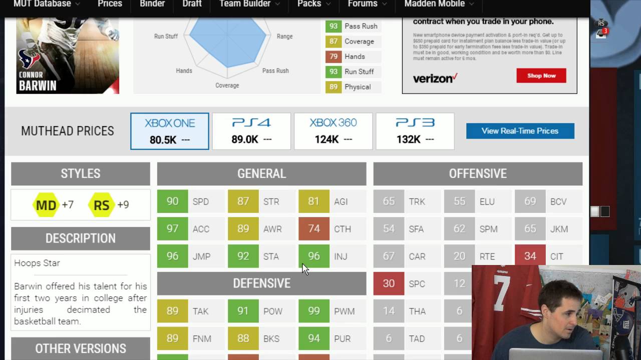 MUT 16 Reviews - 99 McNabb Hoops Star + 99 Adrian Peterson