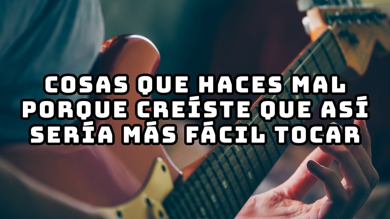 Guitarrista: 5 Malos hábitos que ¡te IMPIDEN tocar MEJOR! 😱