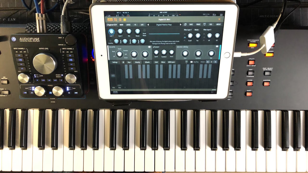 AudioKit Digital D1 Synthesizer - Let&rsquo;s Play This Fantastic App - iPad Live