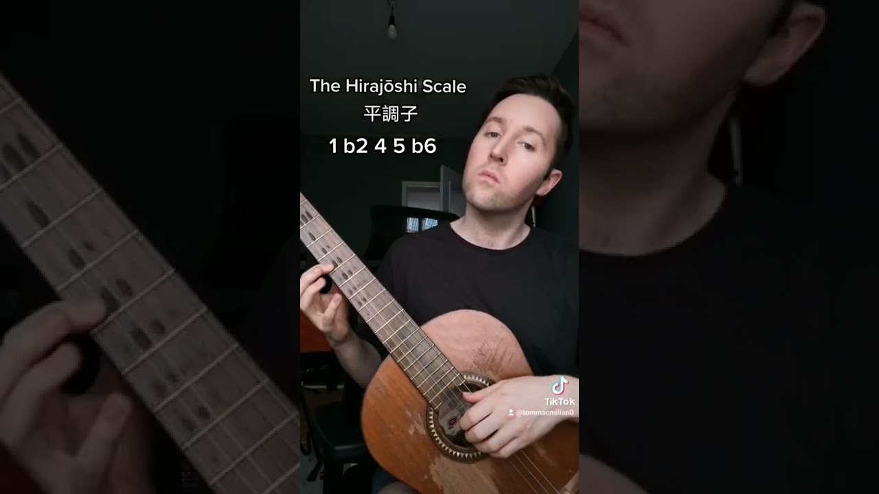 The Hirajōshi Scale #musictheory #guitar #guitarist #japanesemusic #koto #scales #modes #improv