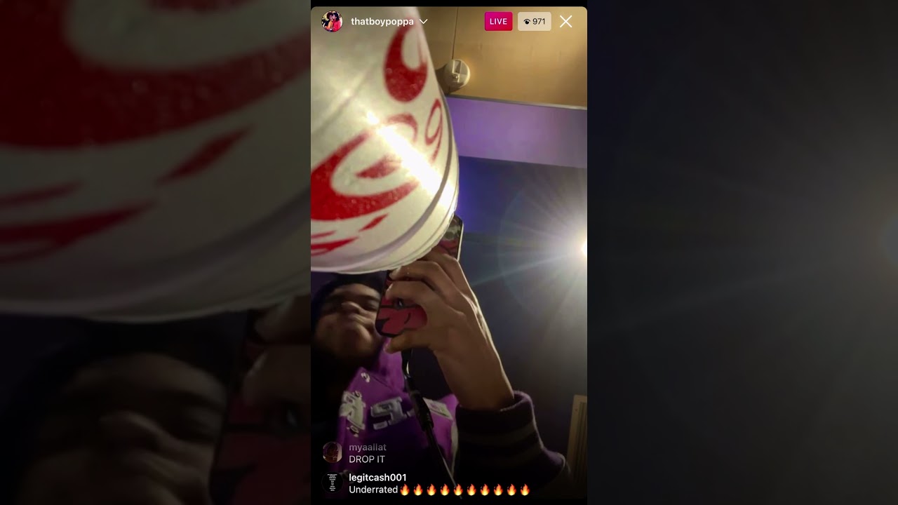 Lil Poppa Previewing Unreleased Heat On The New Album 🧛🏾‍♂️🔥 - Instagram Live (12/20/21)