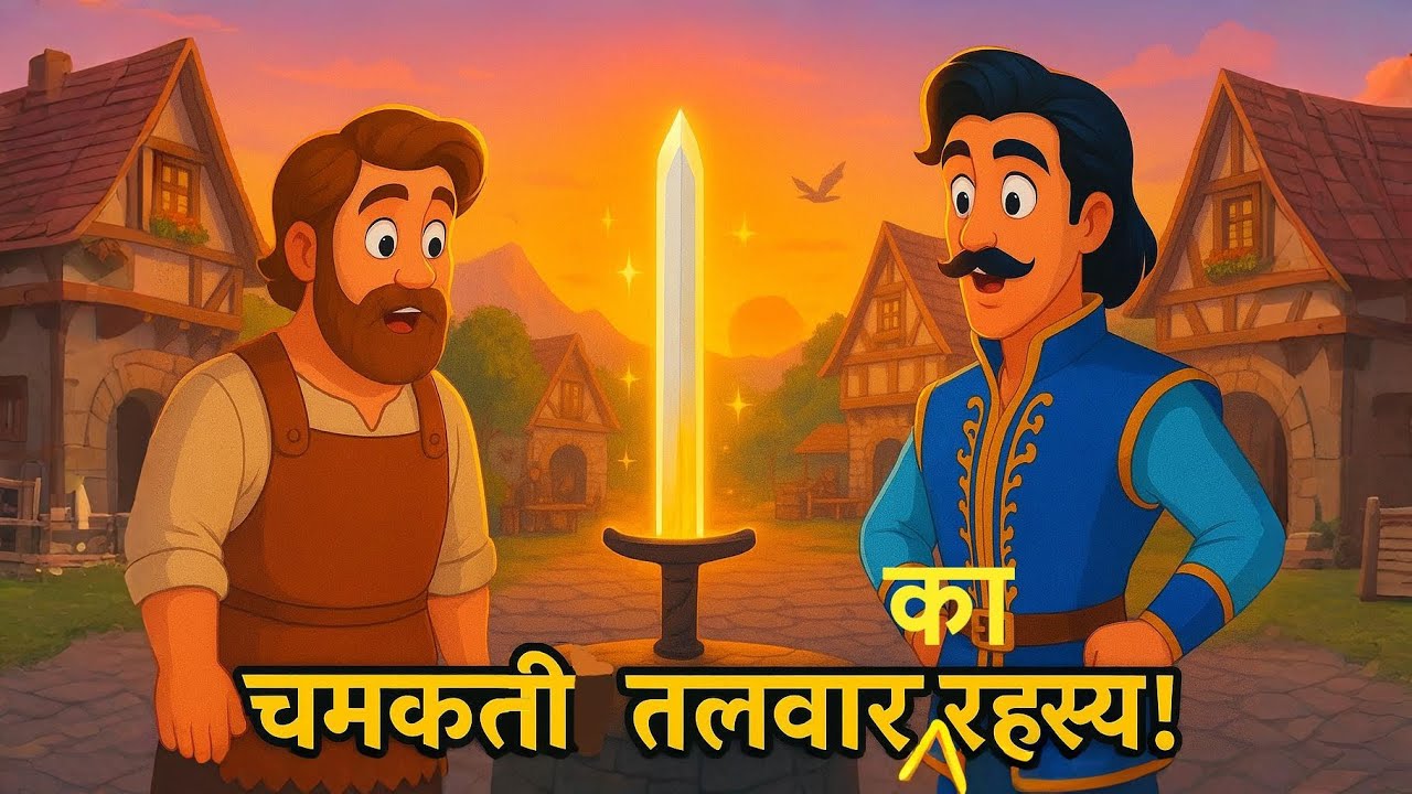 चमकती तलवार की कहानी l मेहनत और निरंतर अभ्यास से मिली सफलता l बच्चों की प्रेरक कहानी