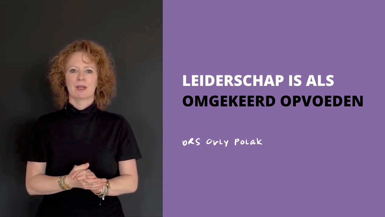 Leiderschap is als omgekeerd opvoeden
