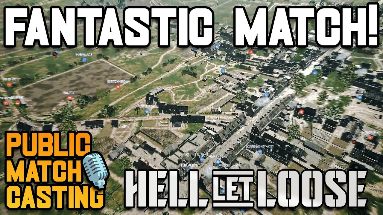 Fantastic Full Match on Saint Mere Eglise in Hell Let Loose