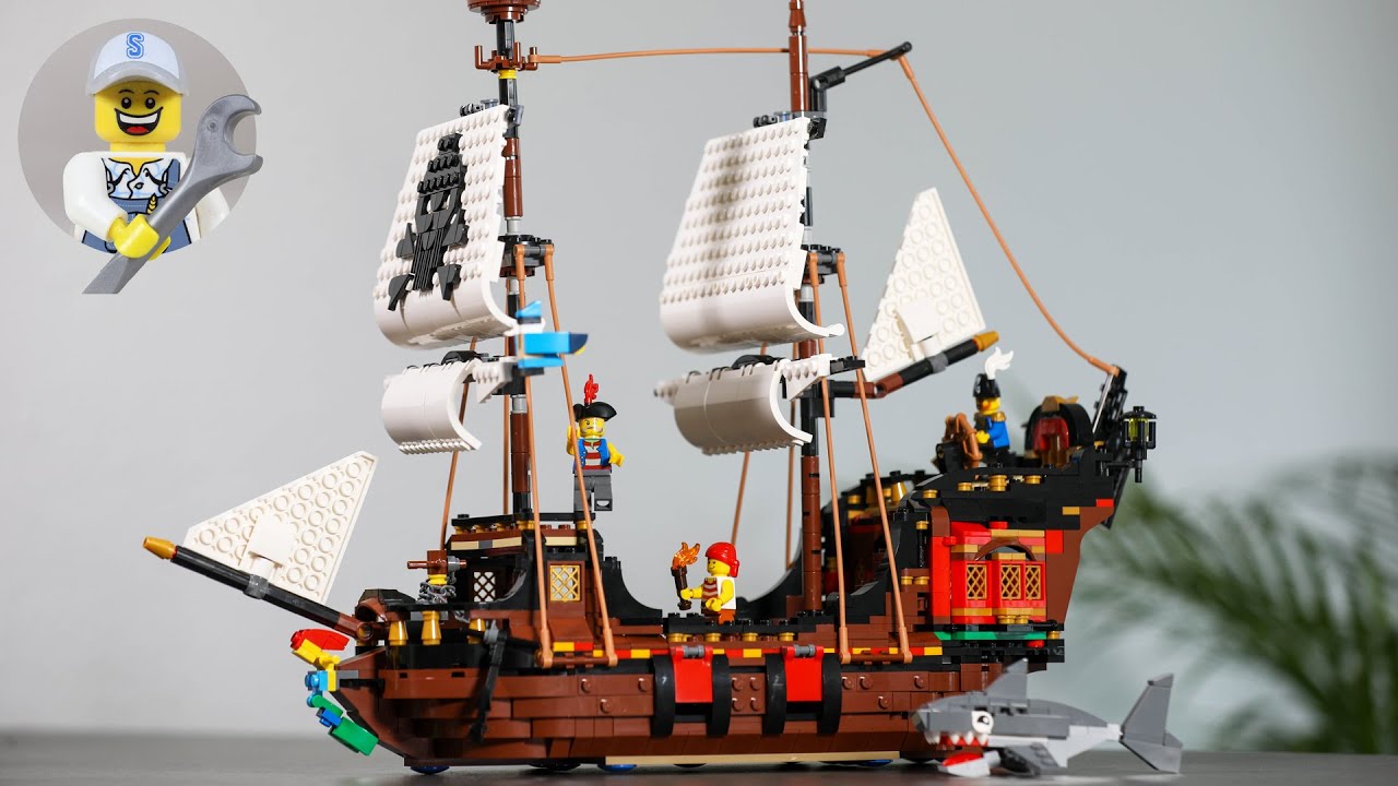 Lego Creator 31109 Pirate Ship / Piratenschiff Stop motion speed build