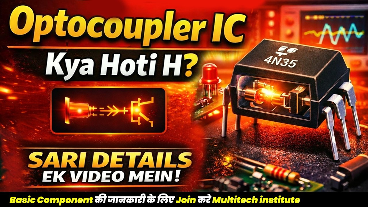 Optocoupler IC Kya Hota Hai ? Use of optocoupler IC | Working of optocoupler IC in PCB repair Course