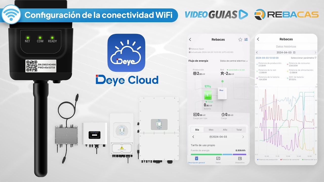 📙 Guías REBACAS: Deye Cloud - Configuración de la conectividad WiFi
