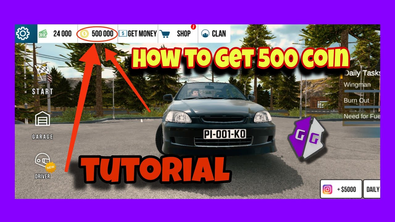 🚘🛠️How to get 500 coin in Car parking Multiplayer 1| with Gameguardian! | 500ქოინის აღება მარტივად🚘
