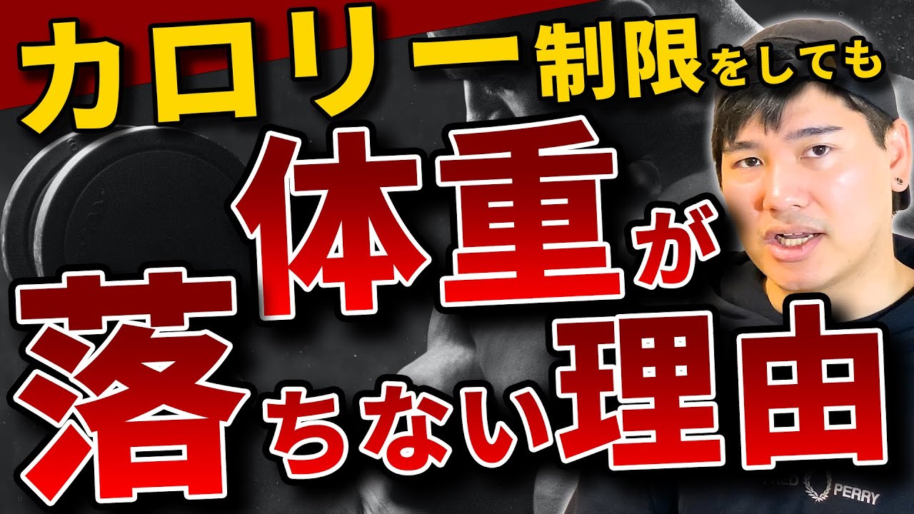 【カロリー制限をしても痩せない理由】減量&ダイエットの落とし穴。