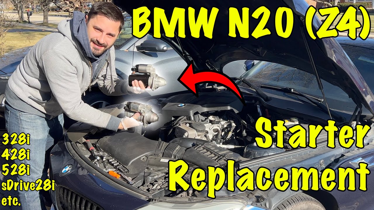 How to Replace a BMW (N20) Z4 Starter - BMW N20 No Crank, No Start