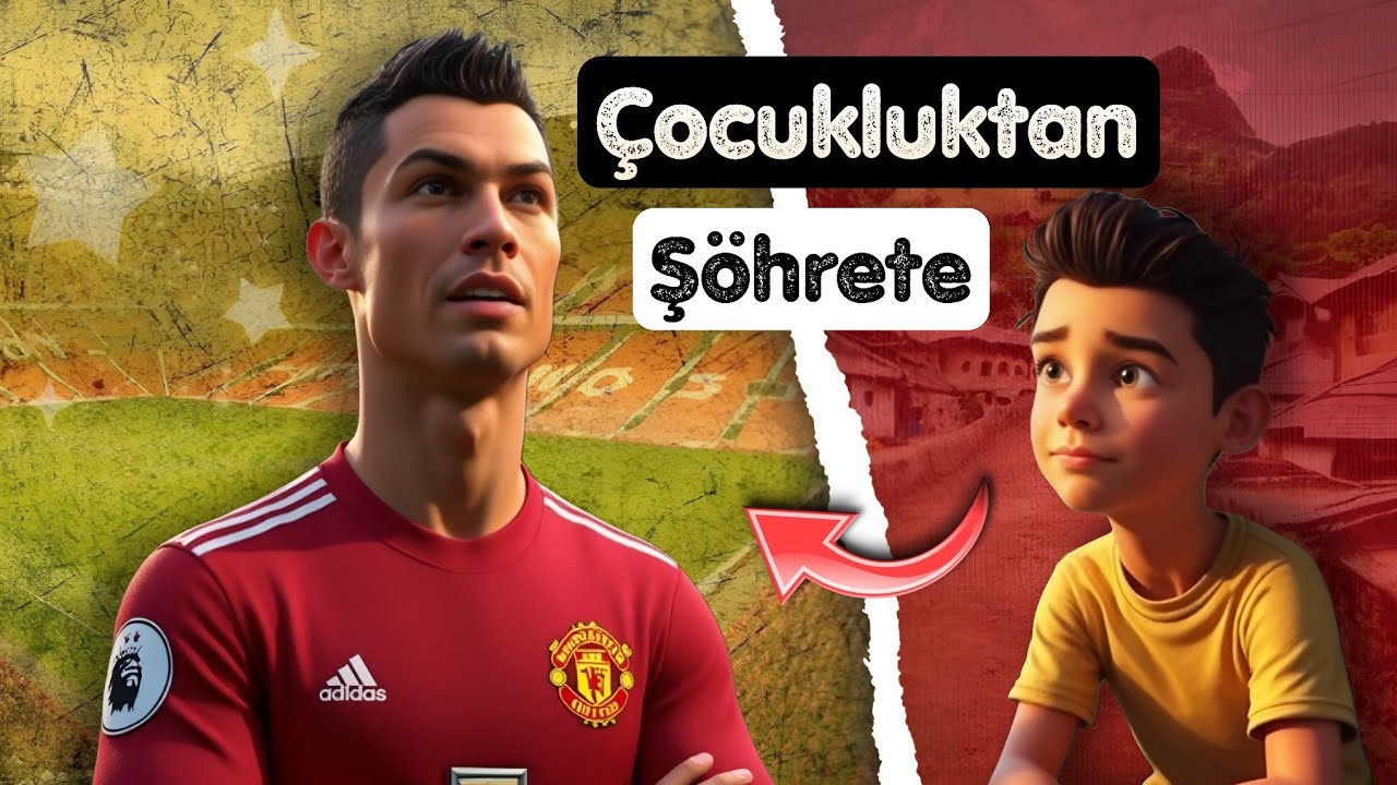 Cristiano Ronaldo: Çocukluktan Şöhrete Animasyon | Yapay Zekâ ile Yapıld