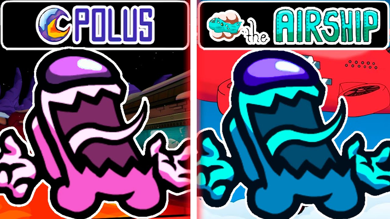 Among Us Hide N Seek (Polus Map & Airship Map) - Hider Gameplay - Seeker Gameplay