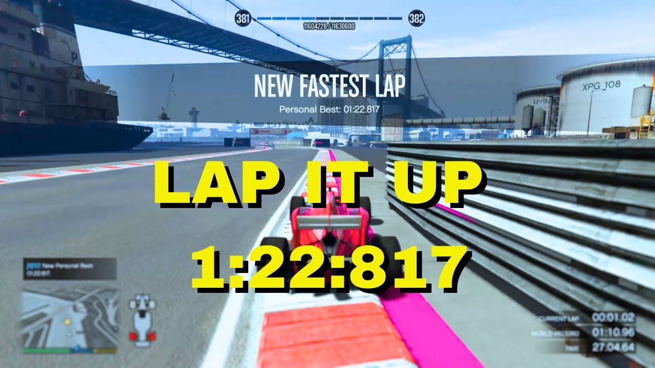 GTA 5 Open Wheel - Lap It Up - 1.22.817 (XB1 WR)