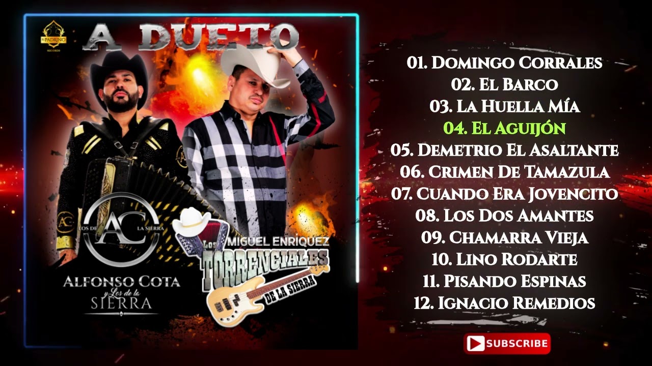Puras Alteñadas - Alfonso Cota Y Los De La Sierra ft Miguel Enríquez Los Torrenciales 