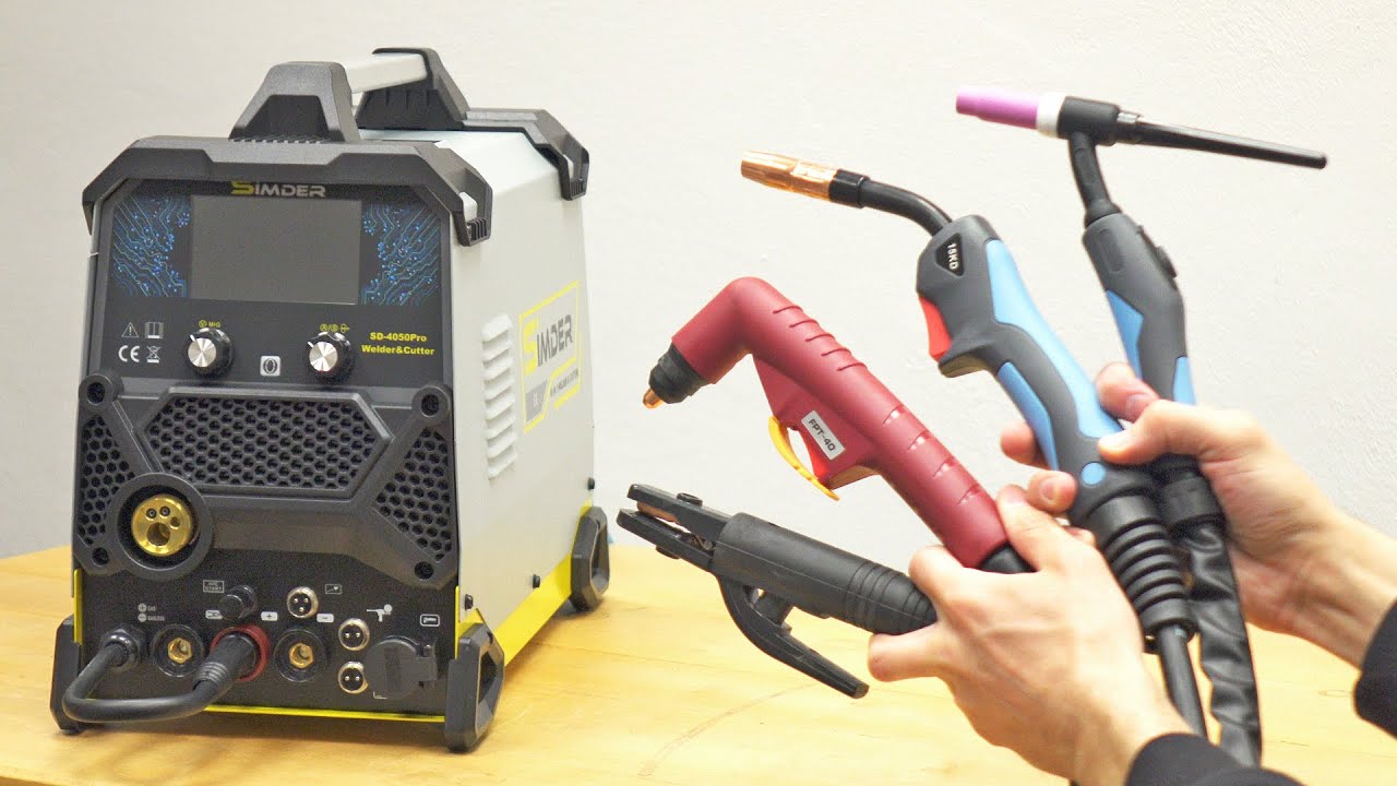 Мультисварочный аппарат 10 в 1 (плазменная резка, MIG, TIG, MMA) Ssimder SD-4050Pro