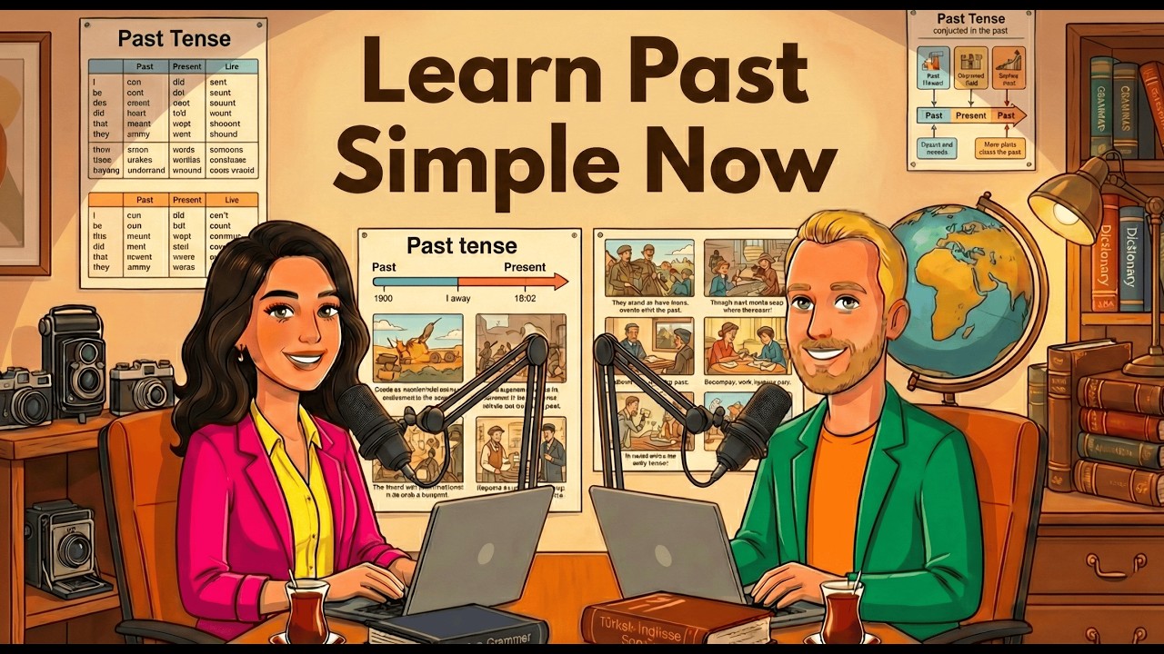 Learn English by Describing Your Day – Past Tense Made Easy | A1-A2 Beginner Level | English Podcast