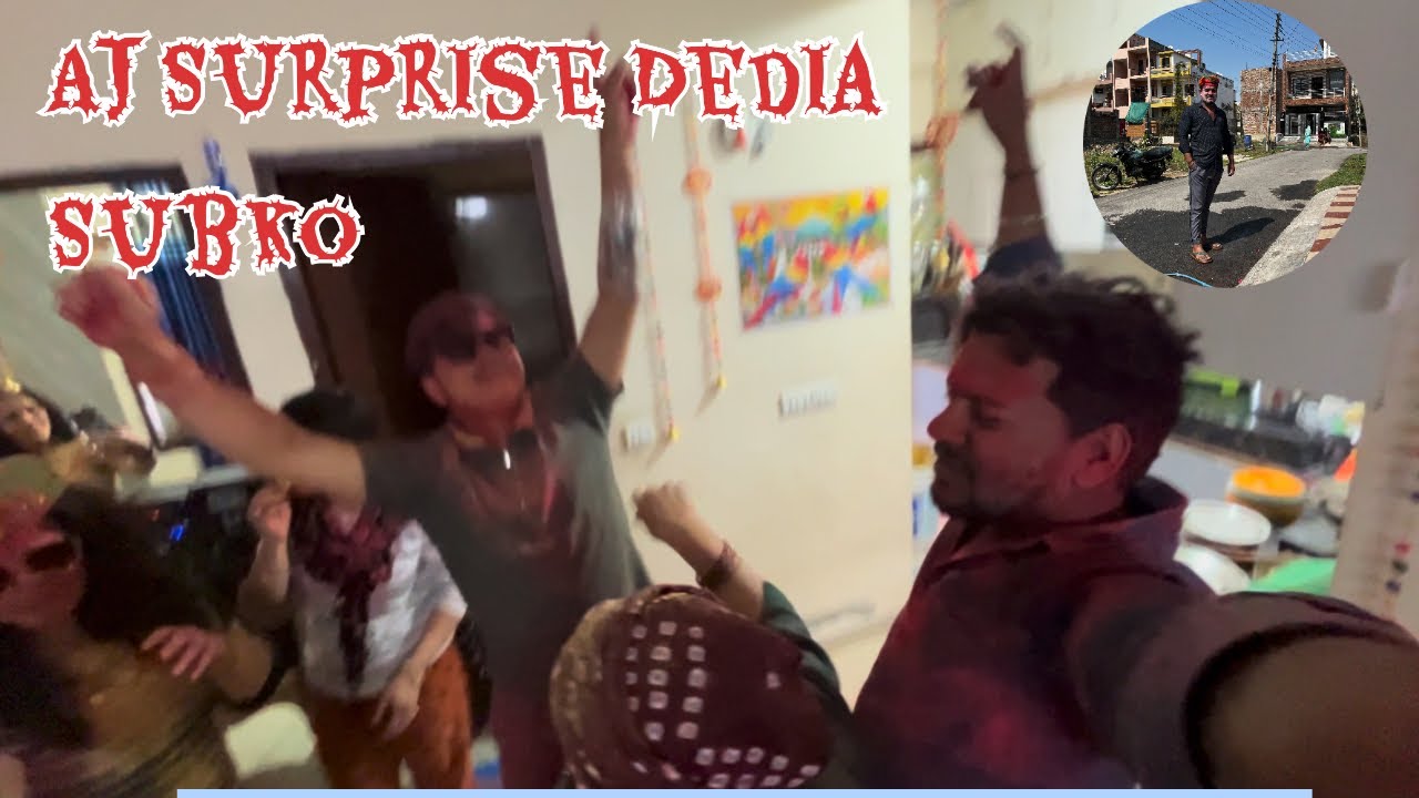 Holi special part 2😱#holi #surprise #anuragchaudharyyyyy