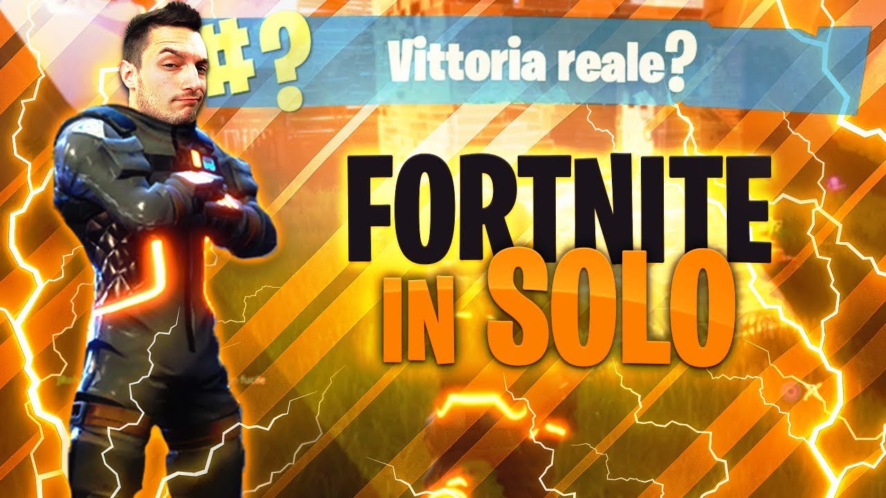 FINALE DA INFARTO! ANSIA TOTALE - FORTNITE in SOLO
