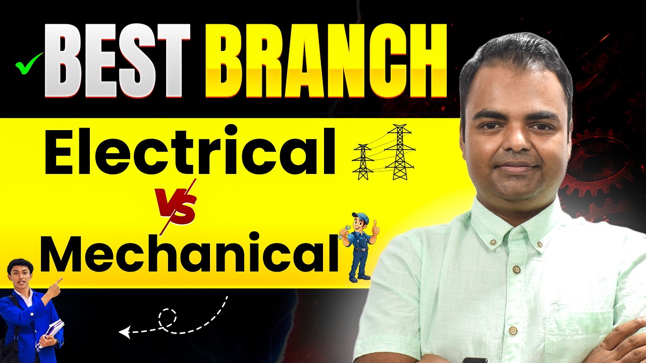 Electrical Vs Mechanical Which is Best, Govt Jobs, Future Scope, Syllabus, Easy or Hard #btech