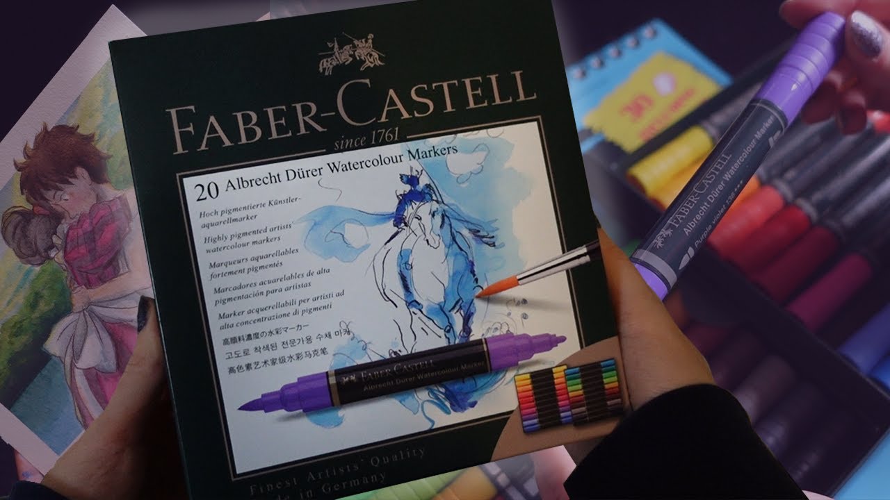 Ich liebe sie!😍 Ich teste die Albrecht Dürer Watercolour Marker ~ Podcast