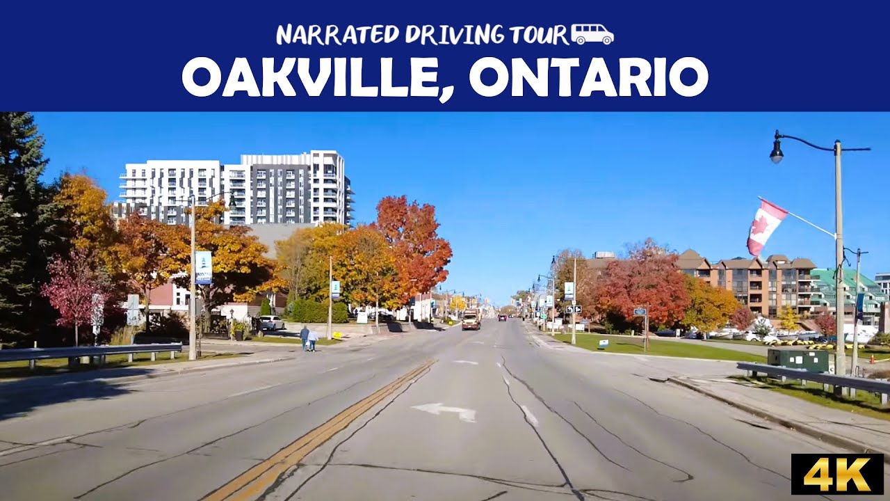🌆 Oakville, Ontario  🚘✨4K Drive