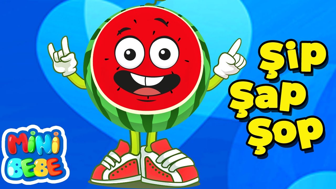 Karpuz Adam Şip Şap Şop - Meyveleri Öğreniyorum | MiniBebe
