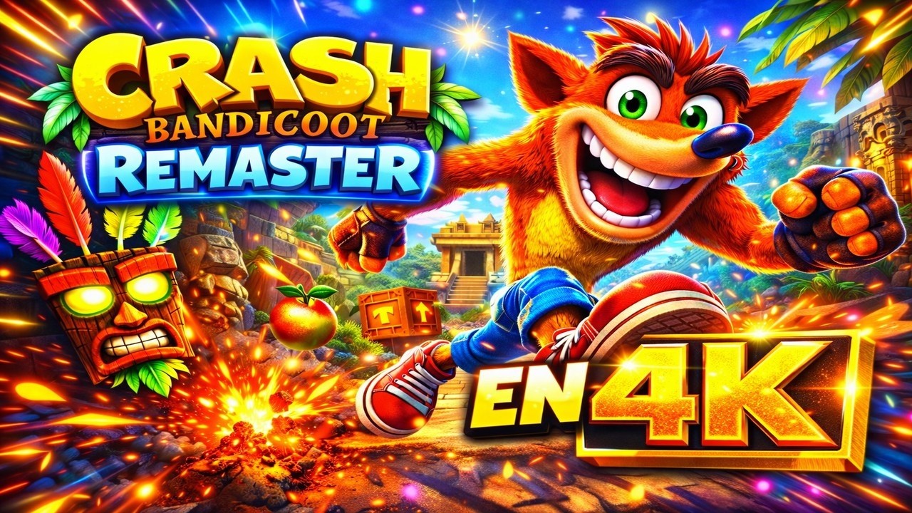 El CRASH BANDICOOT 1 REMASTER en 4K que NADIE esperaba 😳