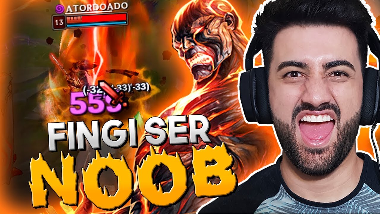 FINGI SER NOOB AO PEGAR BRAND JUNGLE! *MASTER YI TODDYNHO DESACREDITOU* - RodiL