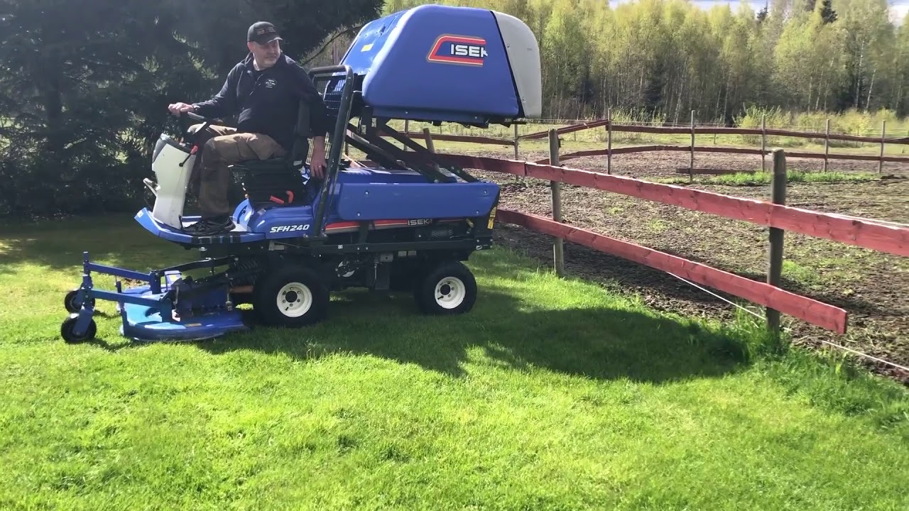Köp Gräsklippare Iseki SFH 240 4x4 med uppsamlare på Klaravik