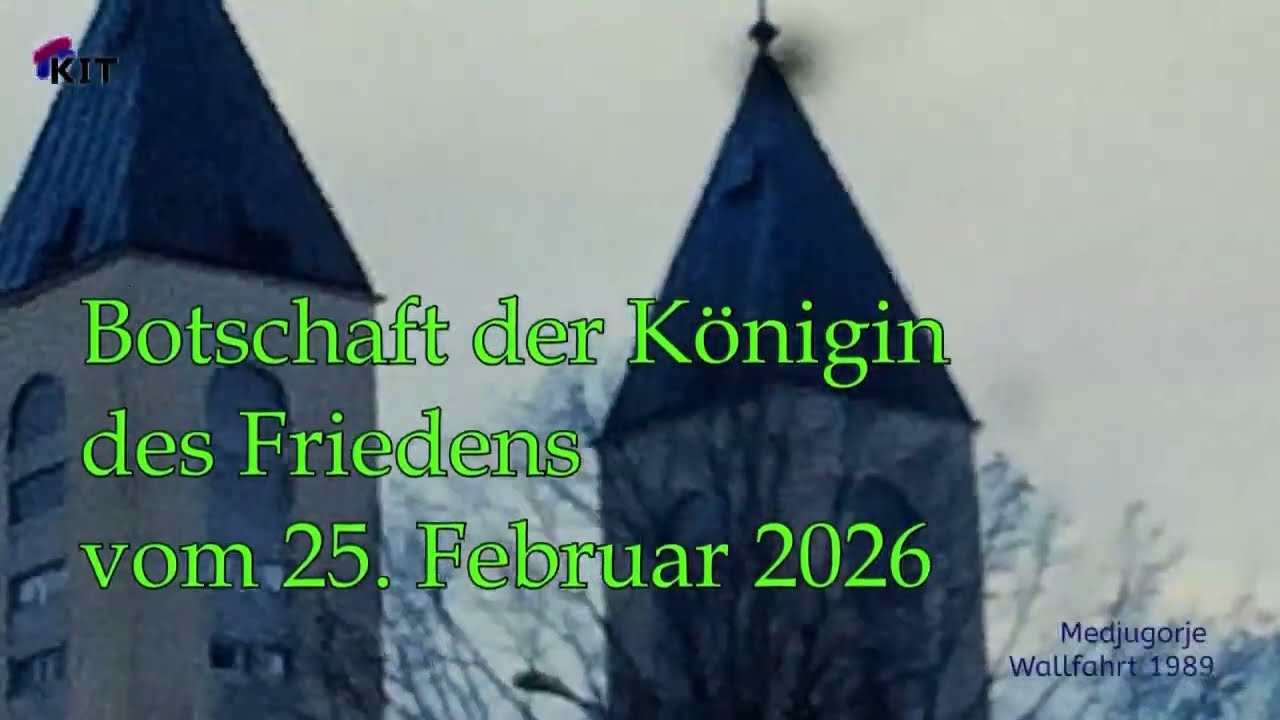 Medjugorje-Botschaft der Muttergottes 