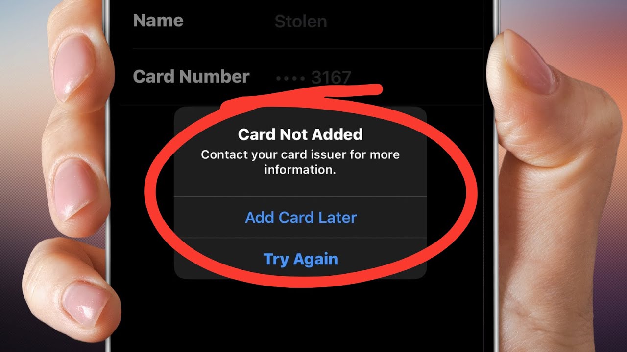 Fix &ldquo;Could Not Add Card &ndash; Try Again Later or Contact Card Issuer (Apple Pay)&rdquo; iOS 18