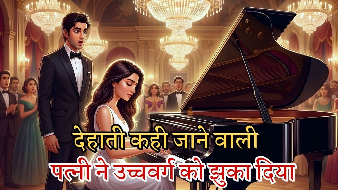 CEO ने देहाती पत्नी को अपमानित करने लाया, पियानो ने सबको मोहित कर दिया!