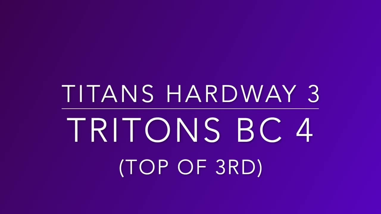 Titans Hardway 5 vs  Tritons 6.  5 Tool Youth Warm-up Classic Double Header. Taylor, TX    HD 1080p