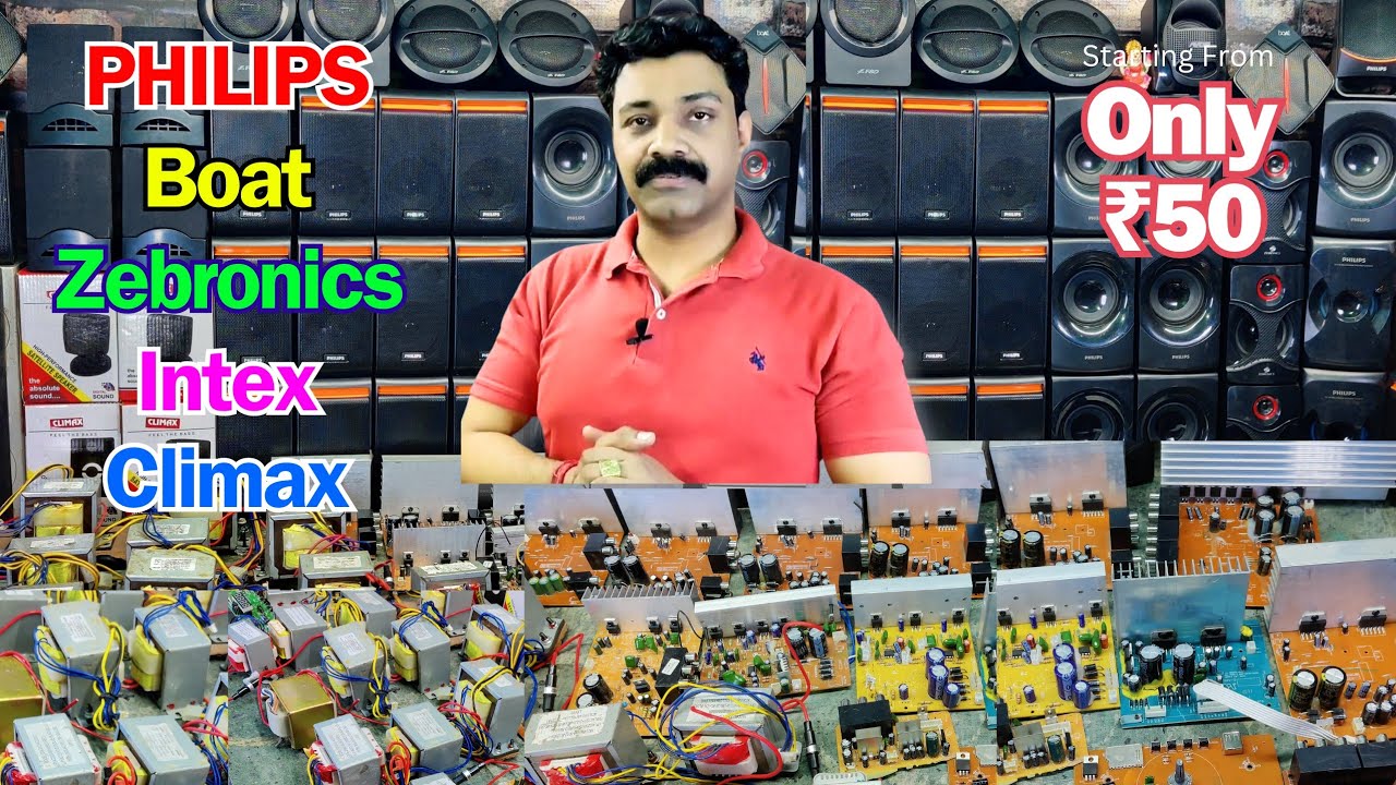 Cheapest 🤑 Philips, Boat, Zebronics, Intex,  Satellite Speakers, Transformers, Circuit Boards