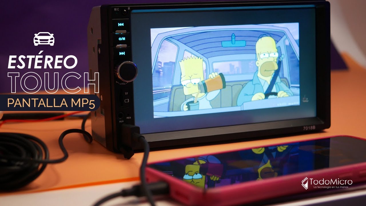 C&oacute;mo convertir el est&eacute;reo de tu auto en una pantalla MP5 🚗🔧 Touch de &uacute;ltima generaci&oacute;n