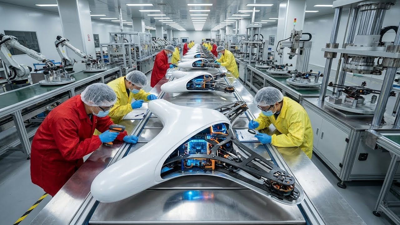 Inside the Modern Drone Factory &ndash; How High-Tech Engineering Becomes $100,000 Precision Machines