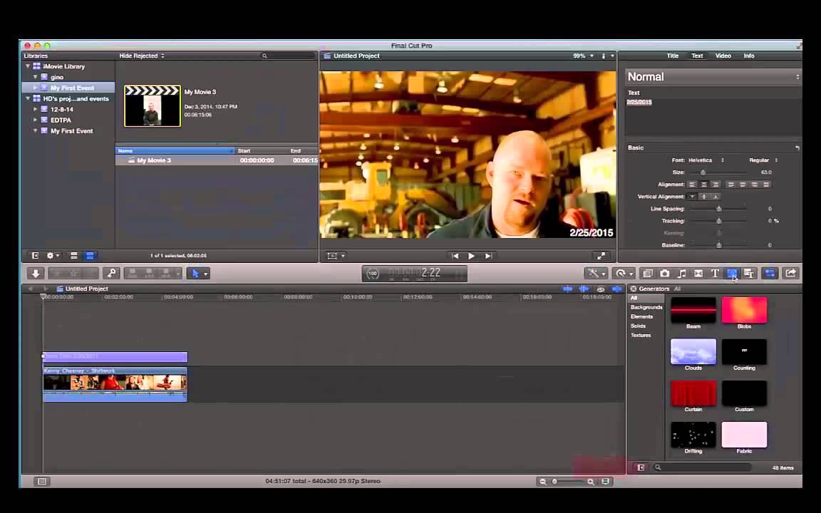 How To Add a Timecode Counter in Final Cut Pro X