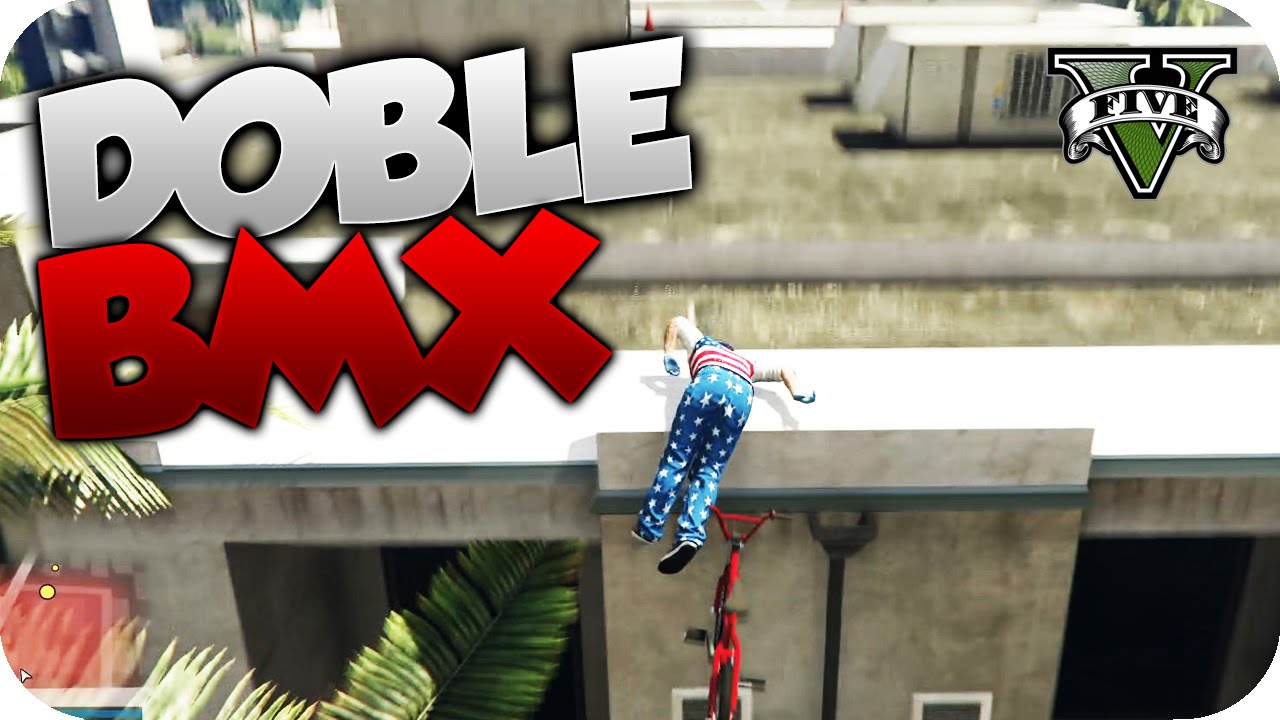 DOBLE PARKOUR DE BMX!!! | GTA V ONLINE RACE | Flowstreet