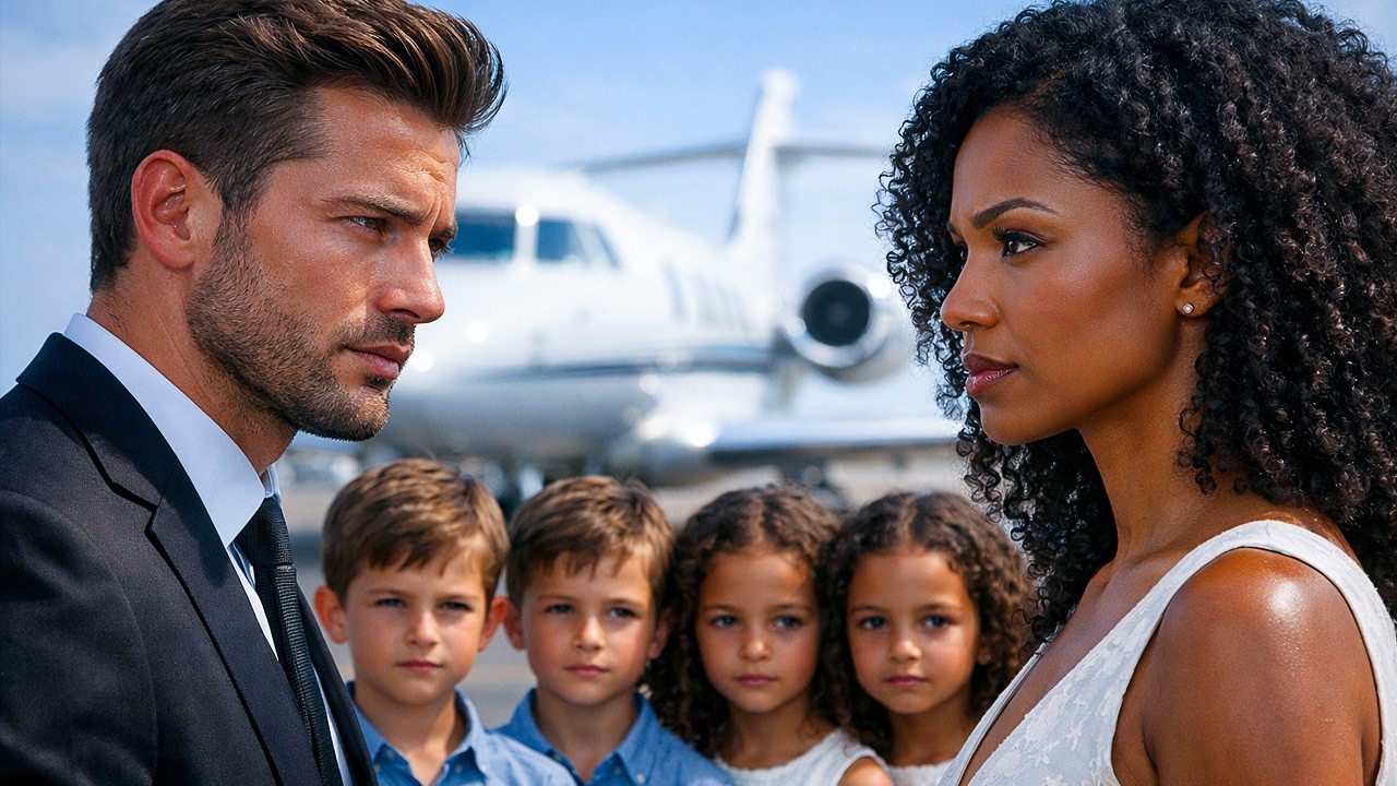 Young Millionaire Judge Saw His Black Ex-Wife with Quadruplets on a Private Jet— And He Regretted It