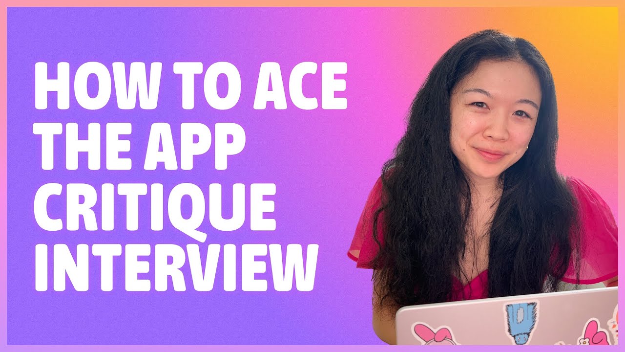 how to ace the app critique interview!