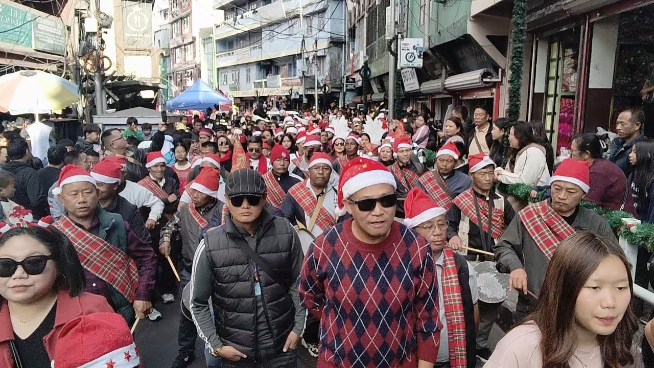 CHRISTMAS COSTUME PARADE/MIZORAM-AH A VAWIKHATNA/Dt.23/12/2025 AIZAWL