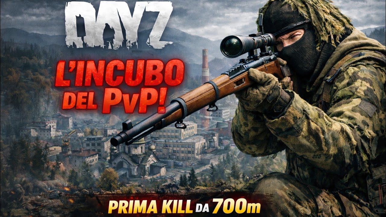 L'incubo del PvP_ep1 - DayZ- Prima kill da 700m #dayzitalia #dayz #gameplay #chernarus #pvp