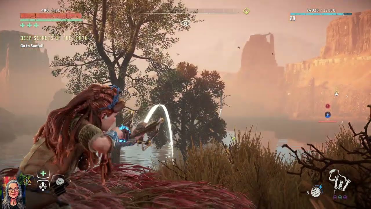 Horizon Zero Dawn - To Curse The Darkness Quest - played by Gen X who can't aim and can't jump.