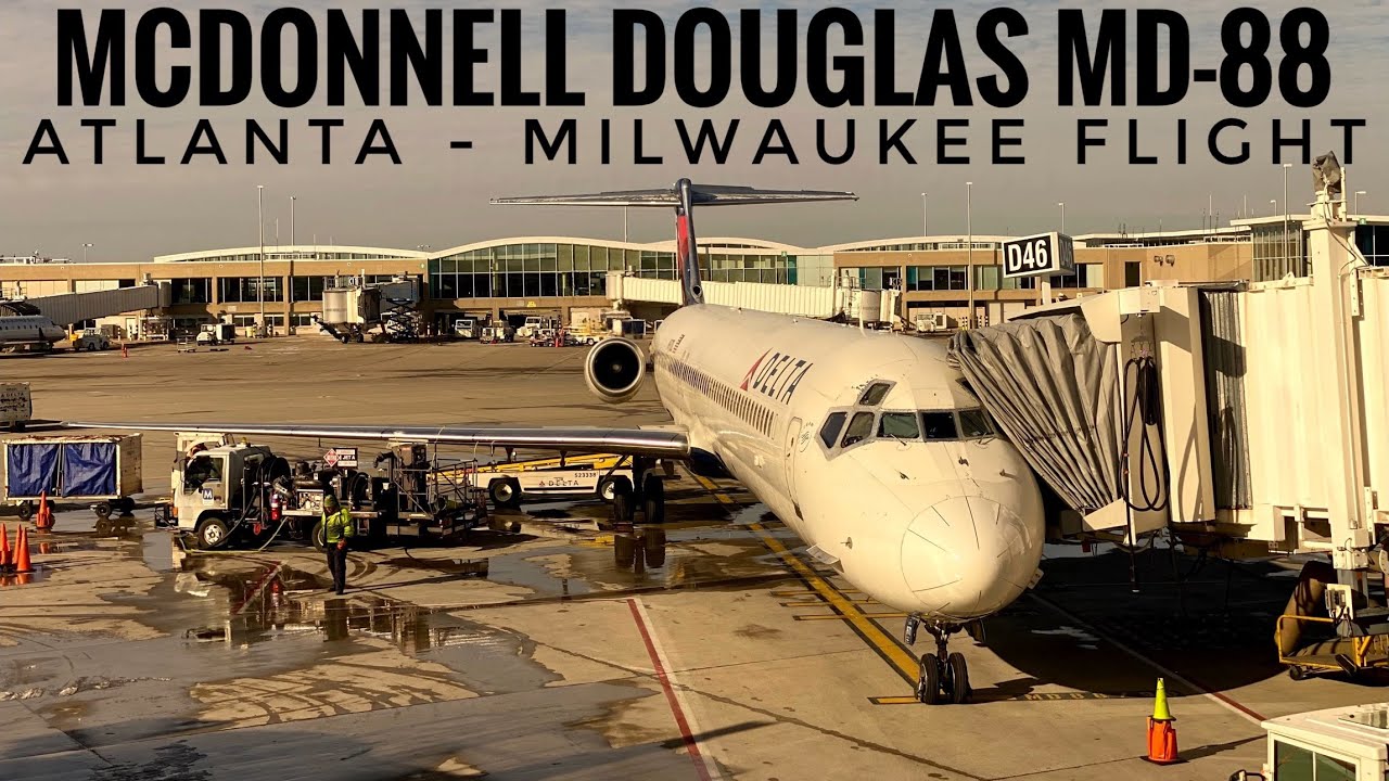 Delta Airlines MD-88 [N971DL] Atlanta to Milwaukee | Flight 