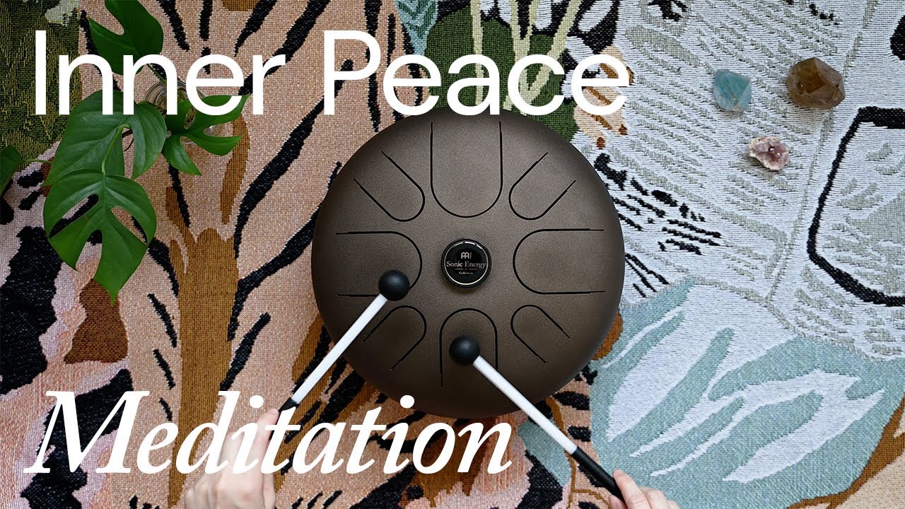 Inner Peace Meditation | Sound Bath Therapy w. Tongue Drum [HD Audio]